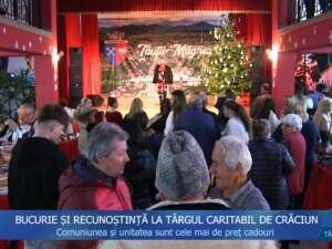 BUCURIE ȘI RECUNOȘTINȚĂ LA TÂRGUL CARITABIL DE CRĂCIUN